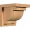 Ekena Millwork Alpine Smooth Corbel w/Backplate, Western Red Cedar, 7 1/2"W x 8"D x 8"H COR08X08X08ALP01SWR - alternate 1